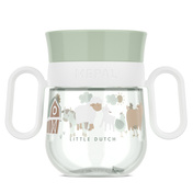 Kubek treningowy dziecięcy Mio 360° 200 ml Little Farm niekapek Mepal