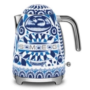 Smeg - Czajnik elektryczny Klf03dgbeu Blu Mediterraneo