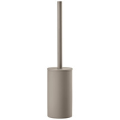 Szczotka do WC Zone Denmark Solo Taupe, porcelana z gumową powłoką