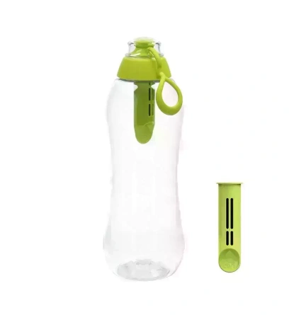 Butelki z wymiennymi filtrami 700ml zielona - Dafi