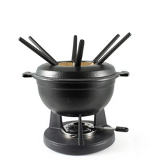 Swissmar Fondue Lucerne, Żeliwo, Czarny