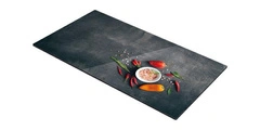 Szklana płyta ochronna na kuchenkę Online 30 x 52 cm, sól i chilli - Tescoma