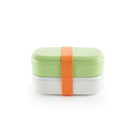 Lunchbox TO GO limonkowy / Lekue 