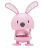 Figurka wielkanocna króliczek Bunny różowy dekoracja wiosenna Hoptimist
