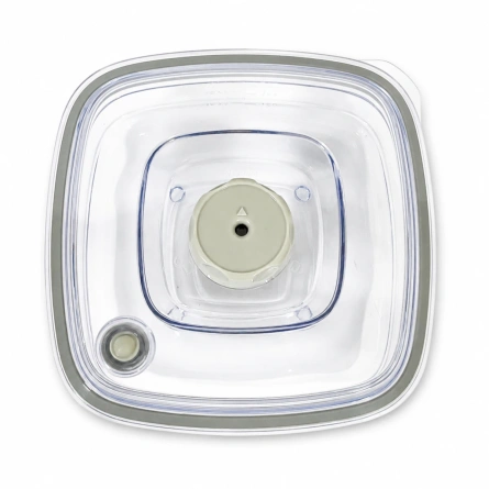Wartmann pojemnik próżniowy 0,8 l kwadratowy BPA-free 17x17x8 cm mikrofalówka zawór 3-pozycyjny