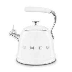 Smeg - 'Czajnik z jednotonowym gwizdkiem Wkf01wh 50's Style