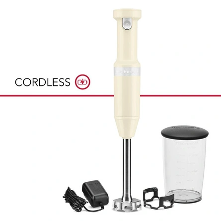 Bezprzewodowy blender ręczny 5KHBBV53EAC kremowy - KitchenAid