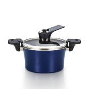 HAPPYCALL Garnek Próżniowy Vacuum Pot 20 cm / 2,8 l - granatowy