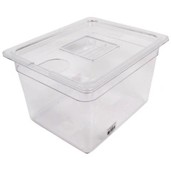 Wartmann Pokrywa poliwęglanowa do pojemnika sous vide 12 l GN 1/2 z wycięciem na cyrkulator