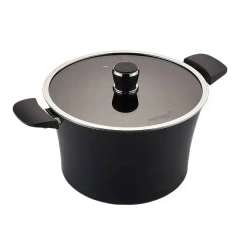 HAPPYCALL Garnek Ceramiczny IH Mono 28 cm 8,5 L Czarny Heban
