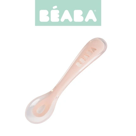 Beaba Łyżeczka silikonowa 8m+ Pink 1szt
