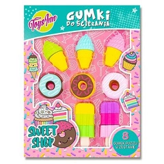 Gumki do ścierania Sweet Shop Mix 3 wzorów - Stnux