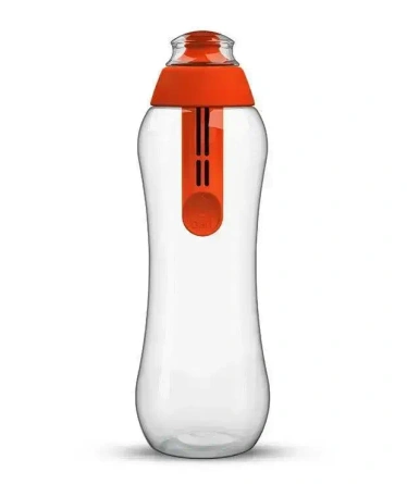 Butelka z wymiennym filtrem 500 ml czerwona - Dafi