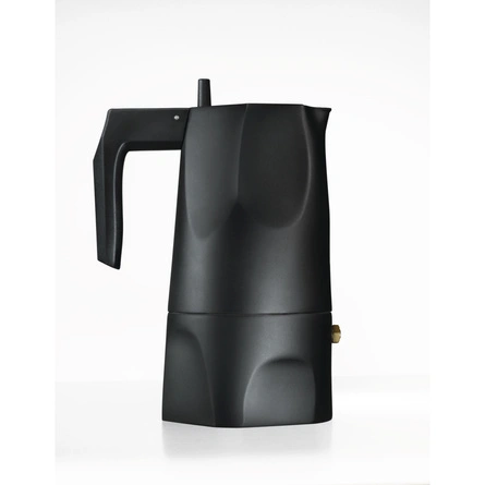Zaparzacz do espresso, ciśnieniowy, czarny, na 3 filiżanki - Alessi
