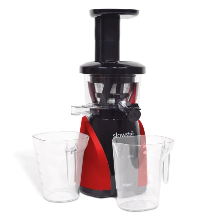 Slowstar Vertical Slow Juicer & Mincer Red - Profesjonalna Wyciskarka do Soków Czerwona - Tribest