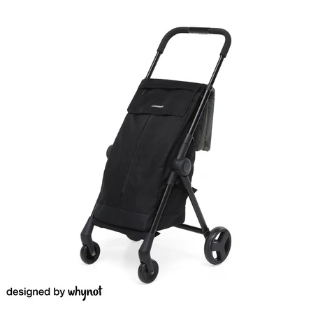 Wózek na zakupy Foppapedretti Go Fast Black – czarny