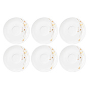 Seltmann Liberty Golden Rose Hip zestaw 6 spodków 16.5 cm