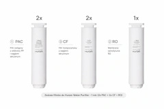 Zestaw filtrów Hurom Water Purifier na 1 rok – 5 szt. (2× PAC, 2× CF, 1× RO)
