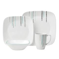 Zestawy obiadowe 16 elementów Rain Drops - Corelle