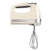Dziewięciobiegowy mikser ręczny KitchenAid 5KHM9212EAC, kremowy