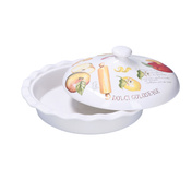 Patera do Szarlotki z Pokrywką 27 cm - La Porcellana Bianca