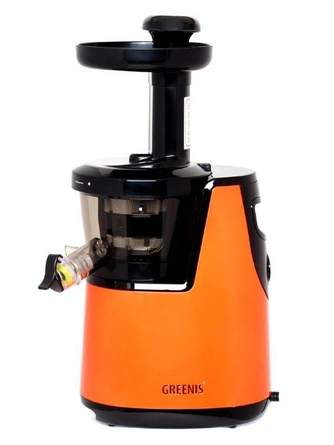 Greenis F-9010 pomarańczowa pionowa wyciskarka wolnoobrotowa do soków