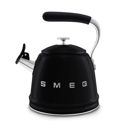 Smeg - 'Czajnik z jednotonowym gwizdkiem Wkf01bl 50's Style