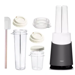 Blender personalny II Mason Jar Ready Gray (zestaw 10 elementów) - Tribest