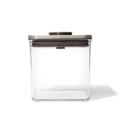 Pojemnik Pop2 2,5l Kwadratowy - Steel Oxo