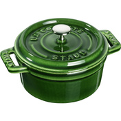 Mini garnek żeliwny okrągły 250 ml, zielony - Staub