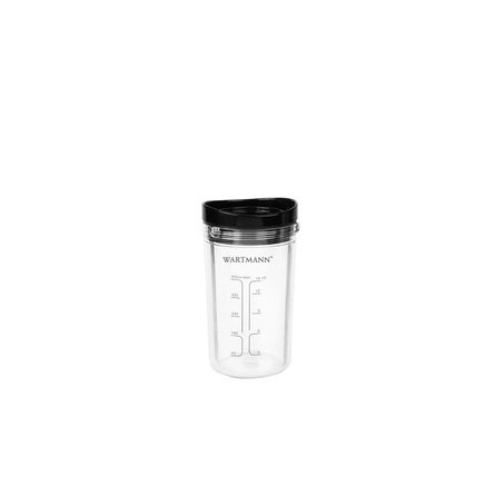Butelka próżniowa Wartmann 400 ml z Tritanu, 2 pokrywki