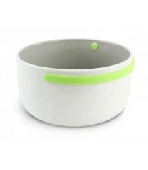Miska Ceramiczna Z Silikonową Rączką Zielona - Cookut
