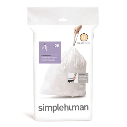 Worki na śmieci 50l, 20 pack - Simplehuman