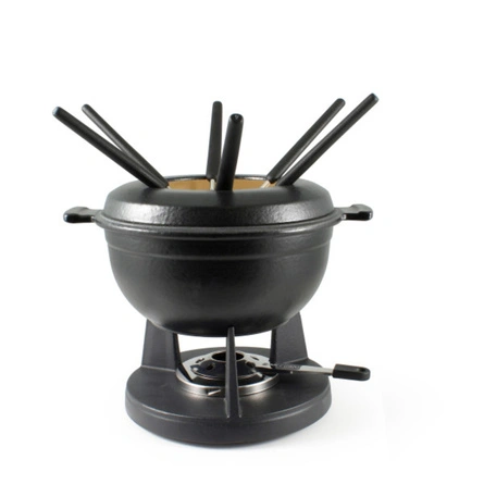 Swissmar Fondue Lucerne, Żeliwo, Czarny