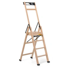 Drewniana drabinka LaScala 4 Natural - Beżowa - Foppapedretti