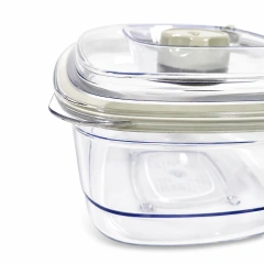 Wartmann pojemnik próżniowy 1,4 l BPA-free kwadratowy 3-pozycyjny zawór mikrofalówka zamrażarka