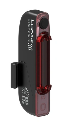 Lampka tylna LEZYNE STICK DRIVE 30 lumenów, usb czarna (NEW 2021)