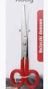 Nożyczki Domowe Czerwone 18cm 3007 7" - Kulig