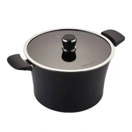 HAPPYCALL Garnek Ceramiczny IH Mono 28 cm 8,5 L Czarny Heban