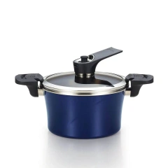 HAPPYCALL Garnek Próżniowy Vacuum Pot 20 cm / 2,8 l - granatowy