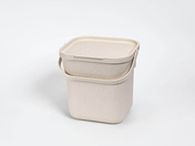 Plastia Kosz Na Bioodpady Z Wkładem 6 Ltr - Kremowy
