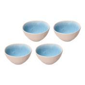 Rose&tulipani Concerto Fuse Azzurro Zestaw 4 Średnich Misek 15 Cm