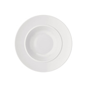 Miska Na Zupę Z Białej Porcelany 23 Cm La Bella Tavola - Alessi