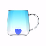 Szklanka 350ml Heart AG - Vialli Design - niebieska