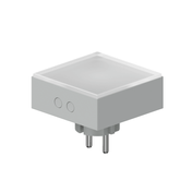 Lampka LED do gniazdka Avolt Lamp 1, szara Gotland Gray, ściemniana