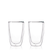 Szklanki do napojów z podwójną ścianką Pilatus 350 ml 2 szt. transparent