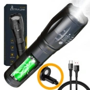 Extralink Efl-1031 Odin | Latarka Led | Wbudowany akumulator, 10W, 400lm