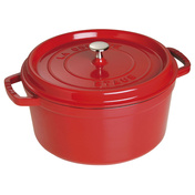 Garnek żeliwny okrągły 8.35 ltr, czerwony - Staub