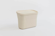 Plastia Wiszący Pojemnik Na Bioodpady 27.5 X 14 Cm - Kremowy