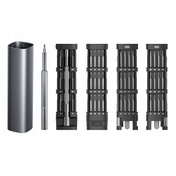 Wkrętak precyzyjny Extralink Powerlink 46 w 1, bity ze stali S2, etui aluminiowe